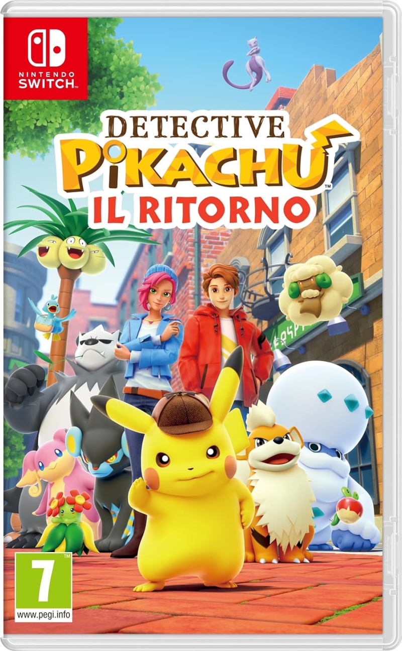 NINTENDO GAME NINTENDO SWITCH DETECTIVE PIKACHU IL RITORNO